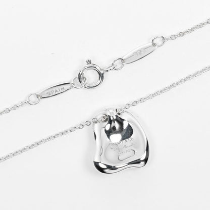 Tiffany & Co Full Heart 925 Silver Ladies 4.6g Necklace