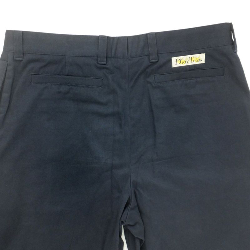 Christian Dior Tears Pants Size 50 Navy - 393c123a5826 Cotton