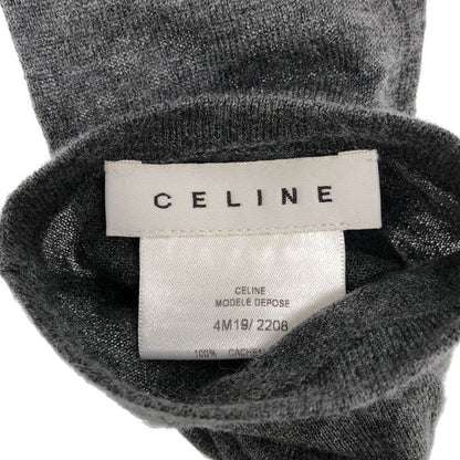 Celine Cashmere Gloves Cashmere Arm Cabas Gloves 4m19 2208 Gray