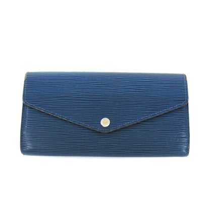 Louis Vuitton Epi Portefeuille Sara Bifold Long Wallet M60585 Andigo Blue