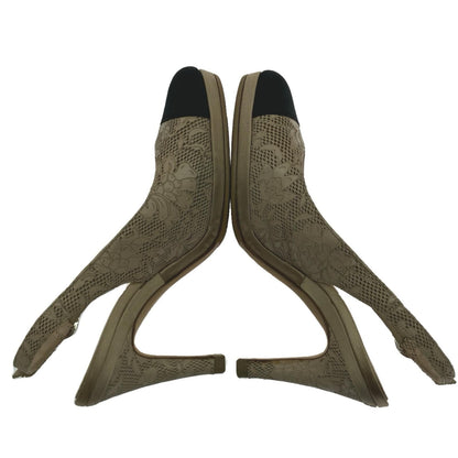 Chanel Ring Back Strap Sandals 22.5cm (8.86in)