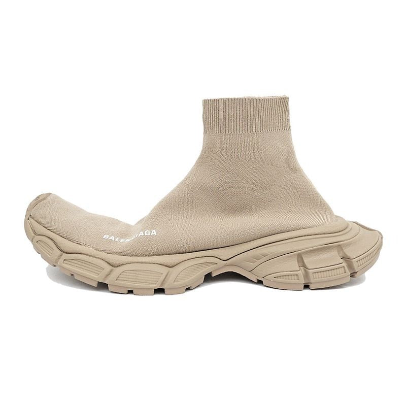 Balenciaga 3 XL Knit Socks Sneakers Beige Size 27.5 Shoes