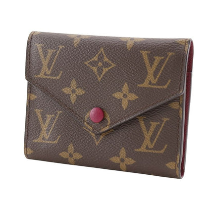 Louis Vuitton Portefeuille Victorine Fuchsia Monogram M41938 Monogram Canvas