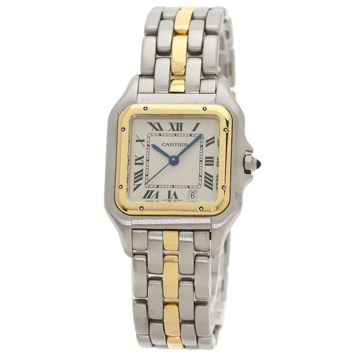 Cartier Panthère MM 1 Row Watch SS Yellow Gold Boys