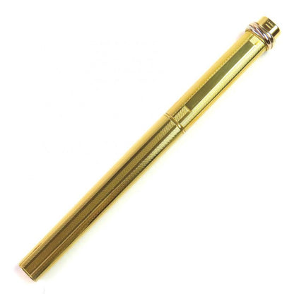 Cartier Vintage Trinity Ballpoint Pen With Cap Gold With Case Made In France