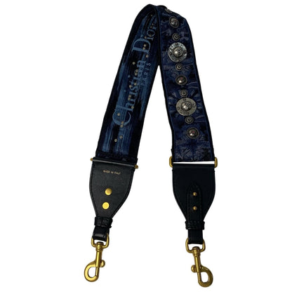 Dior Embroidered Studded Shoulder Strap — view 2