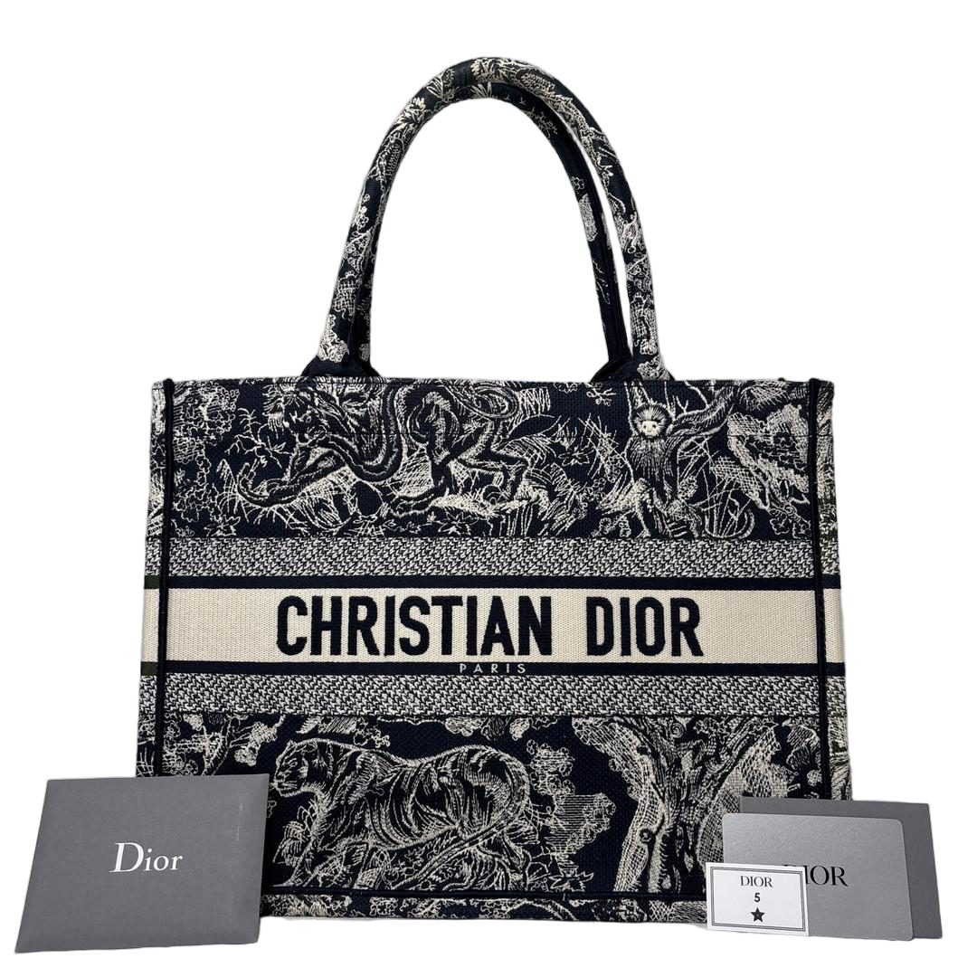 Dior Super Book Tote Toile de Jouy Medium