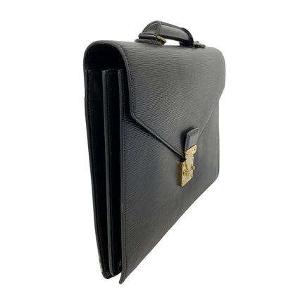 Louis Vuitton Business Bag Epi Serviette Conseil Noir — view 2