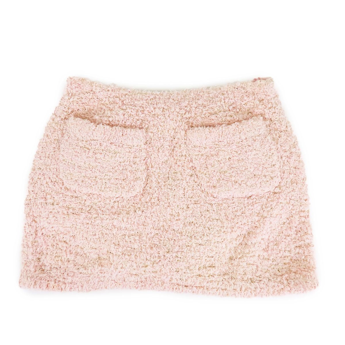 Chanel Mini Skirt Pale Pink Cotton 36 — view 2