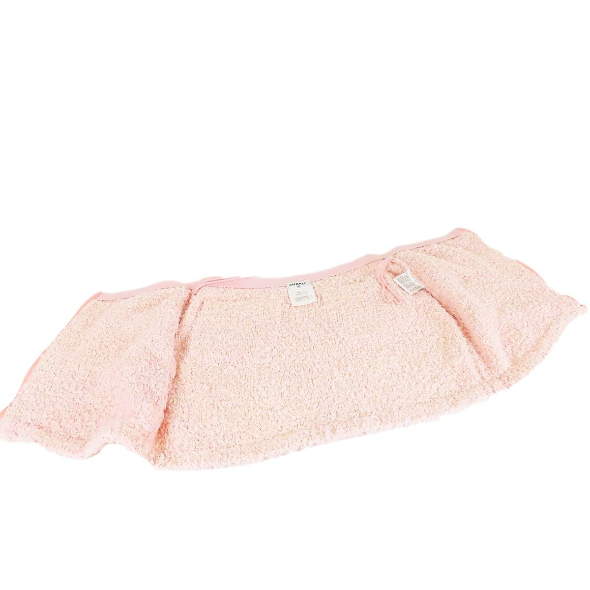 Chanel Mini Skirt Pale Pink Cotton 36 — view 3