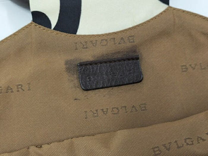 Bvlgari Handbag Canvas Cream