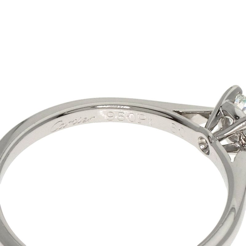 Cartier Solitaire Diamond Ring - Pt950 Ladies