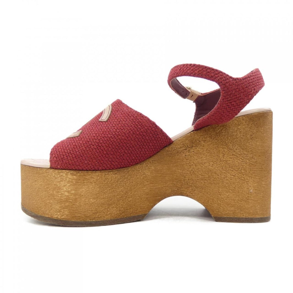 Chanel Sandals Red 37 — view 2