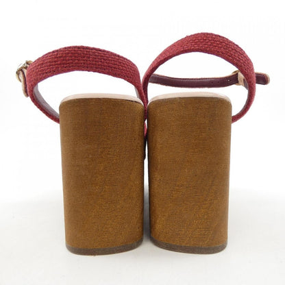 Chanel Sandals Red 37 — view 5
