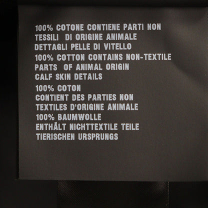 Prada 100% Cotton Cowhide Triangle Logo Plate Blue Denim Hat — view 12