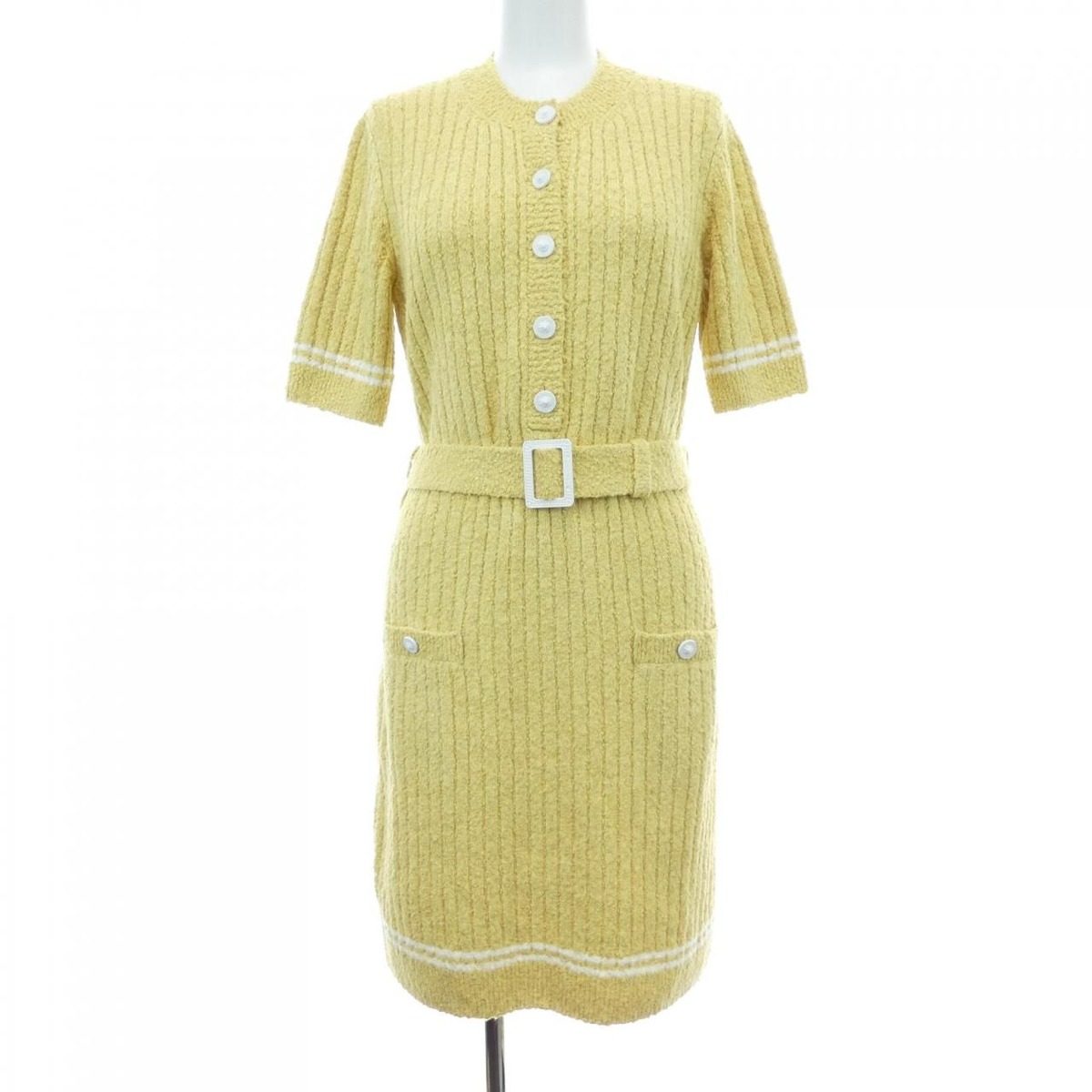 Chanel Dress Yellow