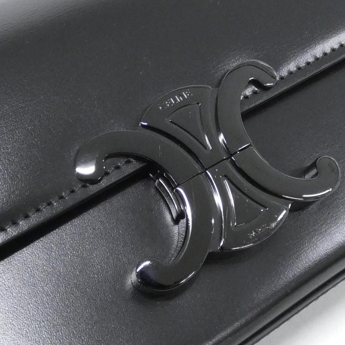Celine Chain Shoulder Bag Claude Black — view 4