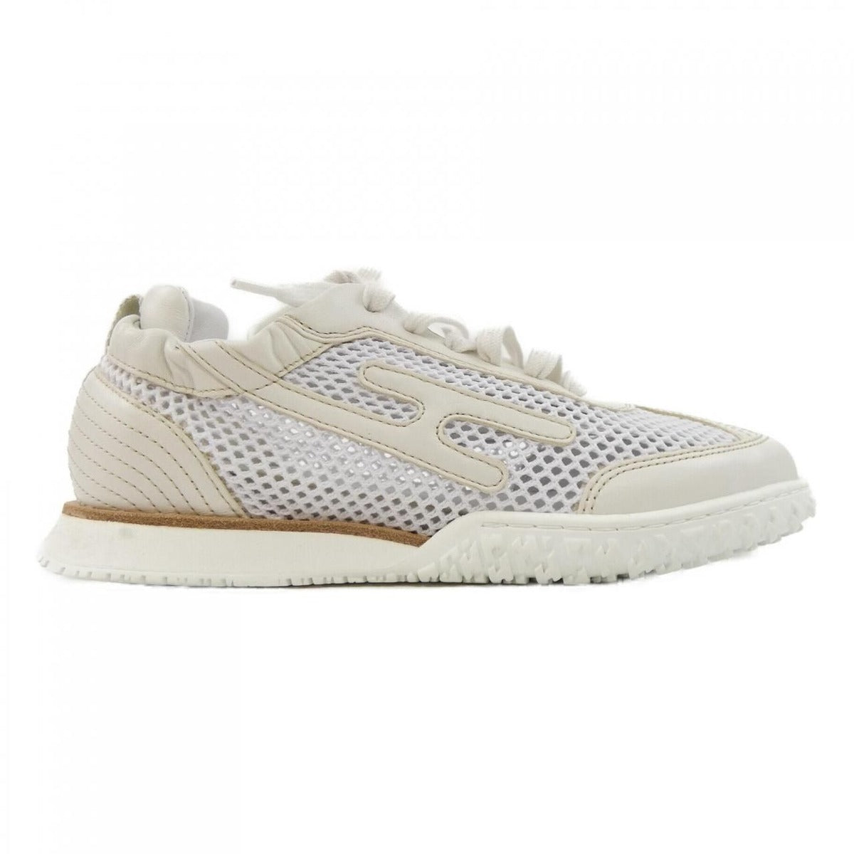 Hermes Jet Sneakers Leather White