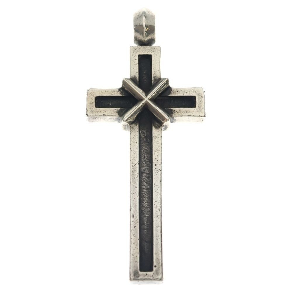 Chrome Hearts Mapple Thorpe Crs LG Maple Cross Pendant Top Silver