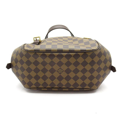Louis Vuitton Belem MM N51174 Damier Women's Shoulder Bag Brown Excellent
