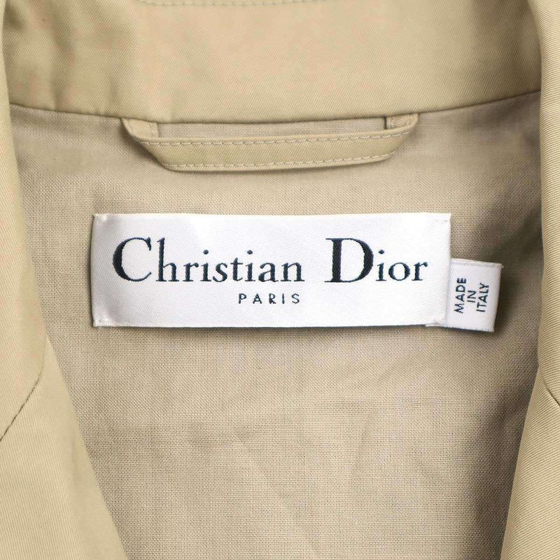 Christian Dior Bee Embroidered Trench Coat 8e27806a1332 Beige It44