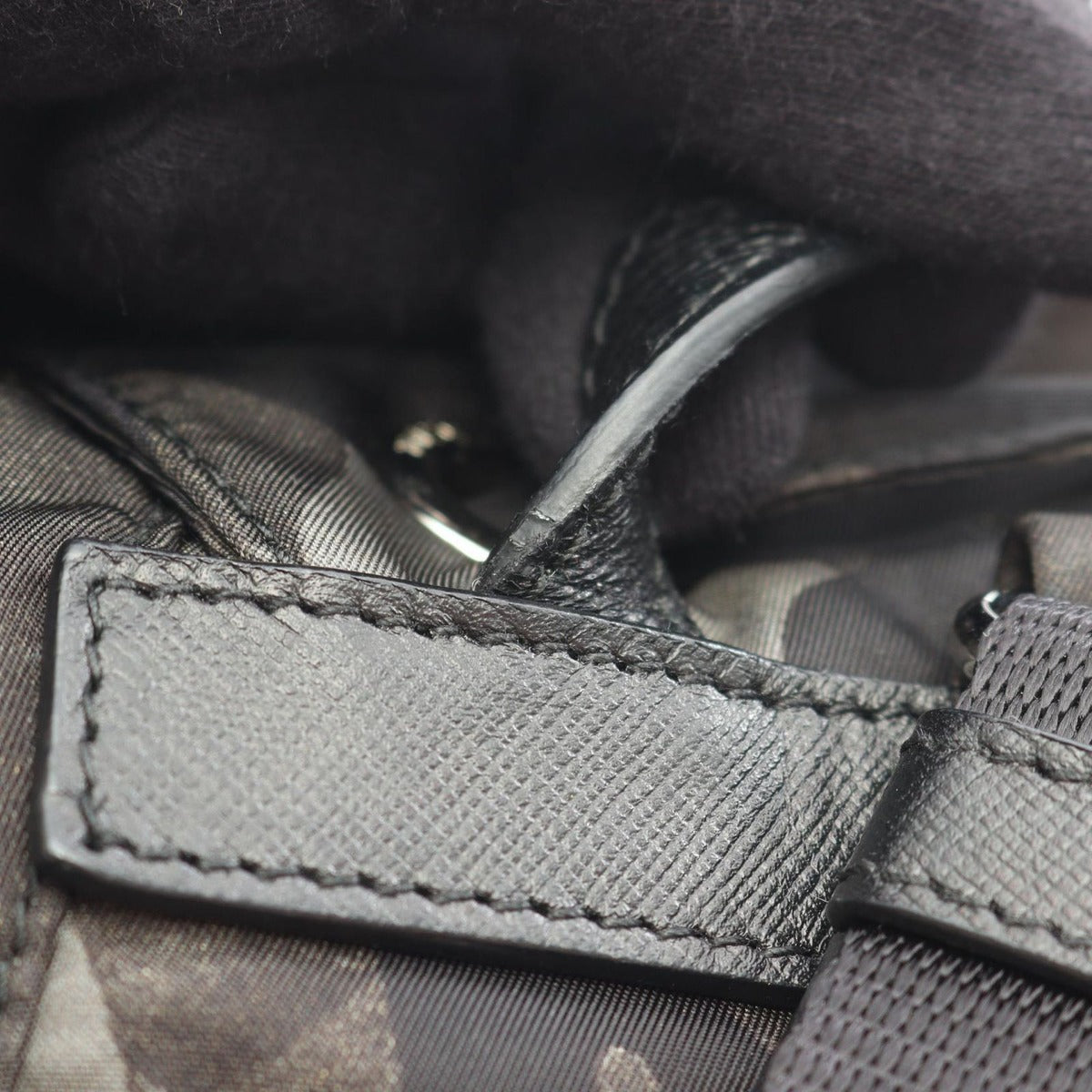 Prada Backpack Tessuto Camoufl Khaki Navy Green Multi-color — view 5