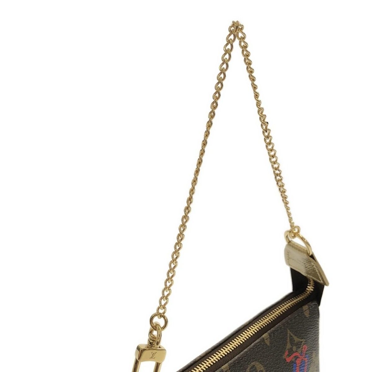 Louis Vuitton Monogram Mini Pochette Pouch — view 8