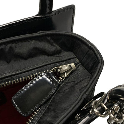 Dior/christian Dior Handbag - Black Leather