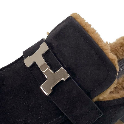 Hermes Boa Mules Flore