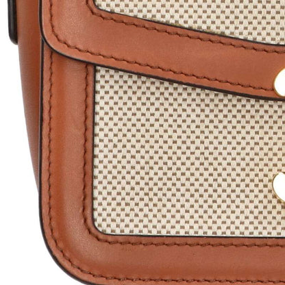 Celine 188882egc Teen Triomphe Textile Calfskin Shoulder Bag Women