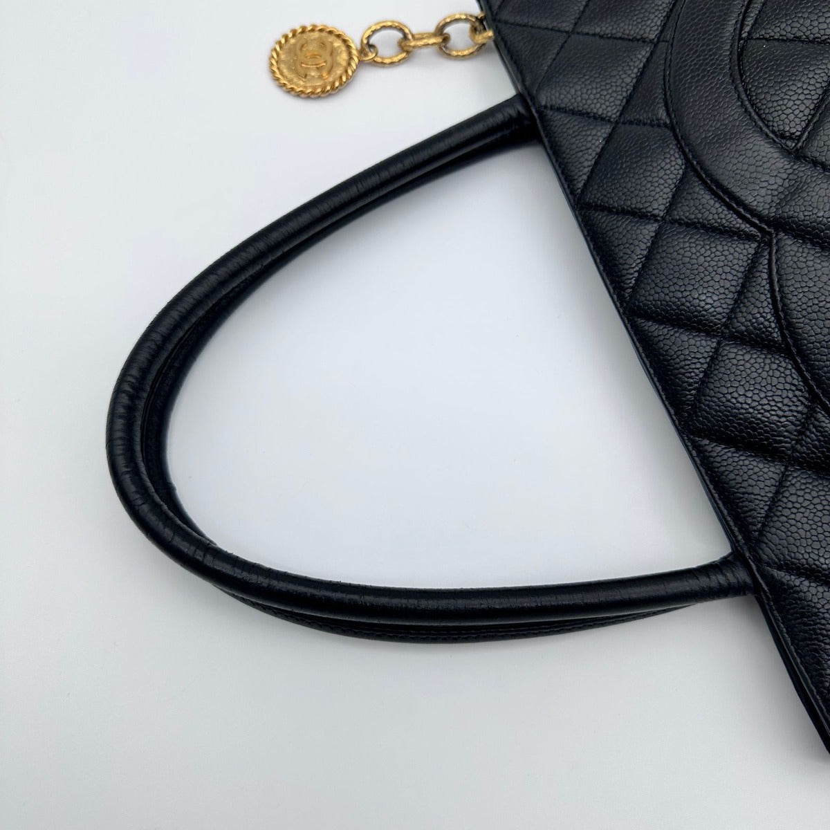 Chanel Medallion Tote Gold — view 11