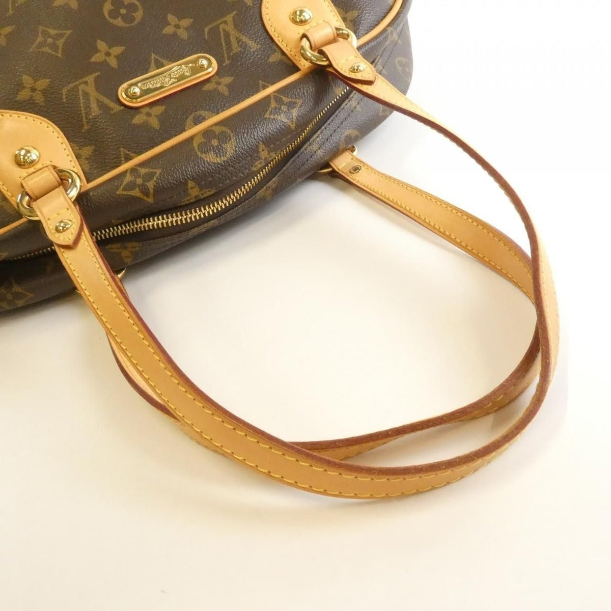 Louis Vuitton Monogram Montorgueil GM Shoulder Bag Brown Marron — view 8