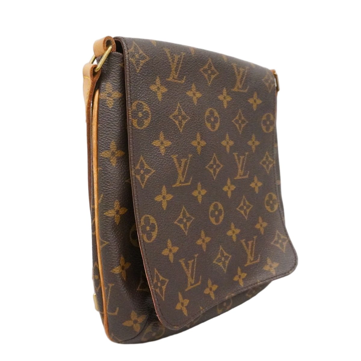 Louis Vuitton Shoulder Bag Monogram Musette Salsa Short Strap Brown — view 2
