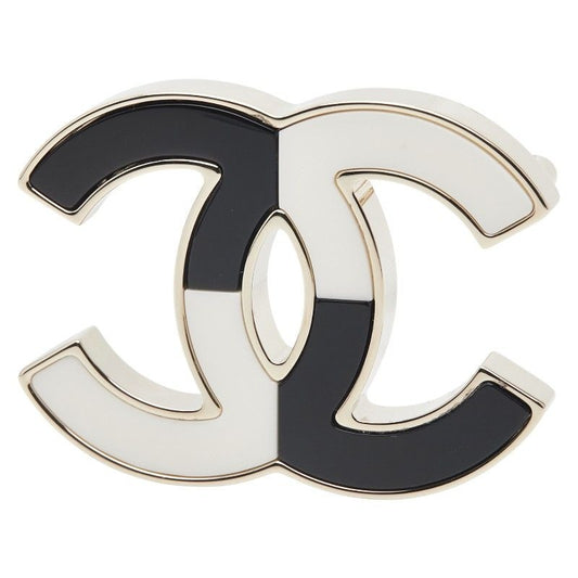 Chanel Gold Black White Plated
