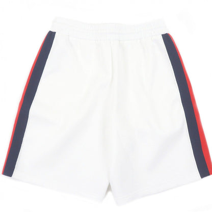 Gucci Neoprene Logo Web Stripe Shorts Track Pants White — view 2