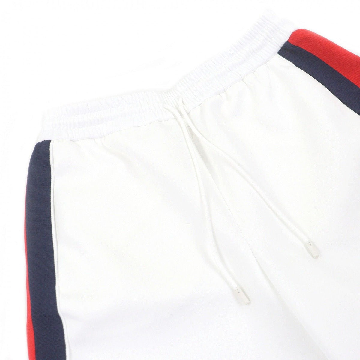 Gucci Neoprene Logo Web Stripe Shorts Track Pants White — view 3
