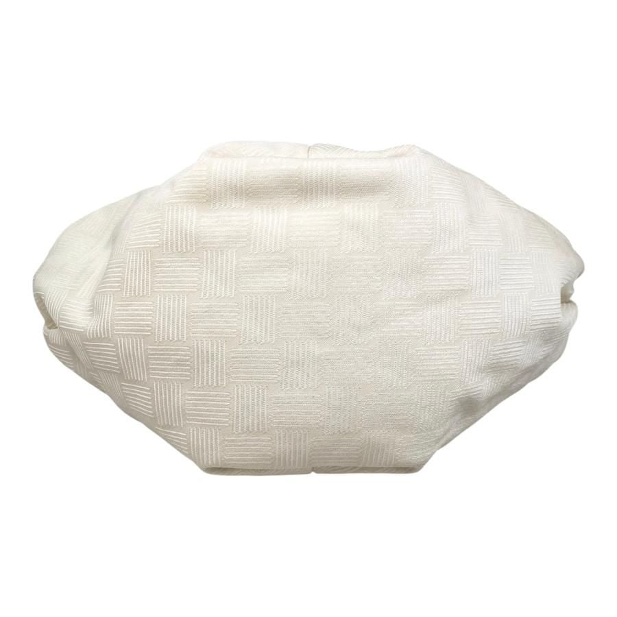 Bottega Veneta Handbag Double Knot 629635 Ivory White Silver Hardware Bottega