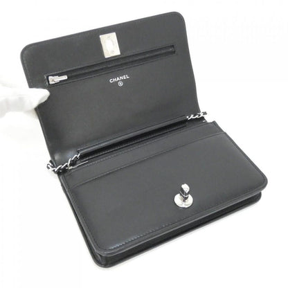 Chanel Chain Wallet Silver — view 6