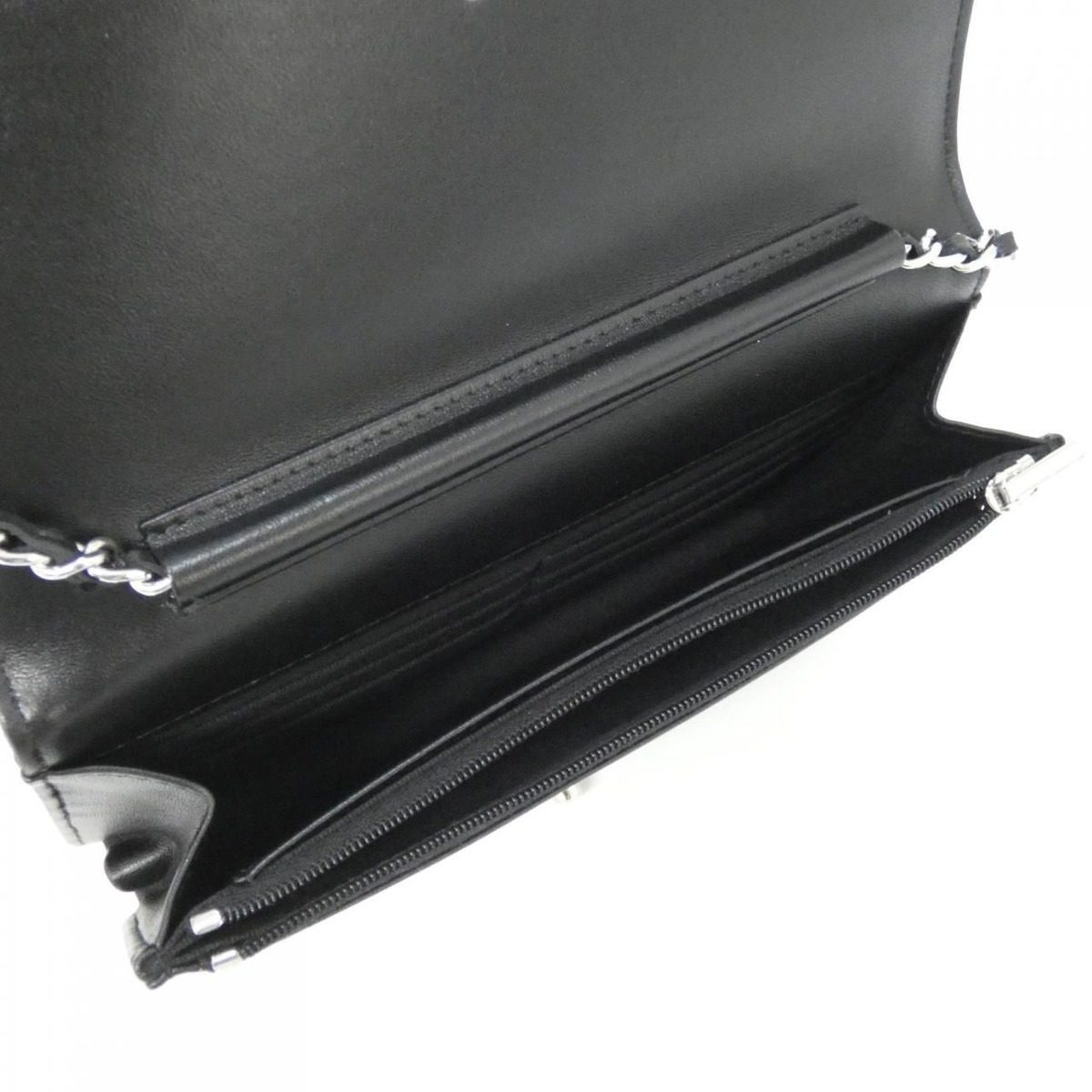 Chanel Chain Wallet Silver — view 8