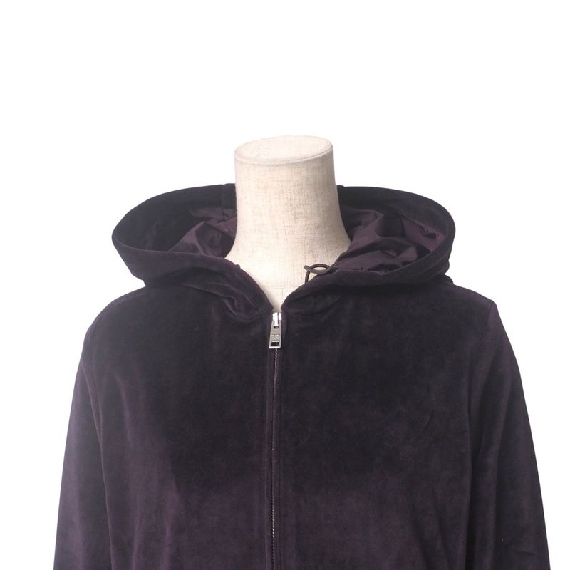 Prada Sports Prada Sports Hoodie Size S Zip Up Velour Logo Plate Made In