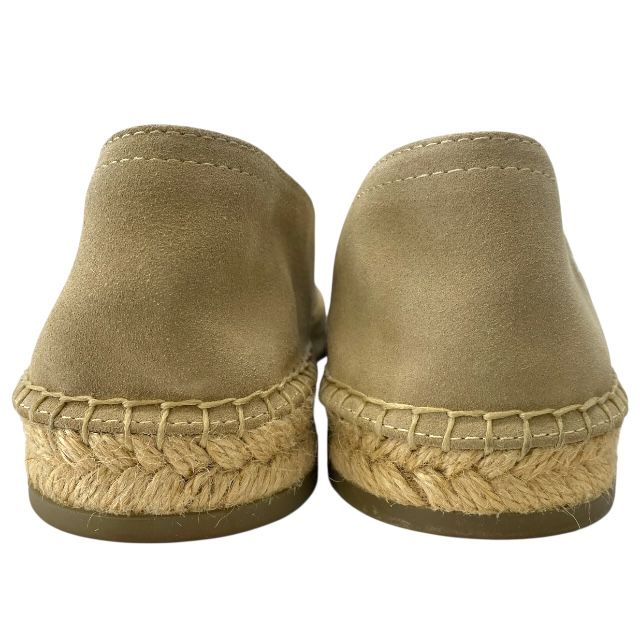 Louis Vuitton Cl1116 Jute Bidar Line Espadrille Slip-on Beige Suede Hemp Louis