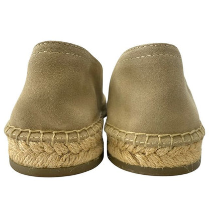Louis Vuitton Cl1116 Jute Bidar Line Espadrille Slip-on Beige Suede Hemp Louis