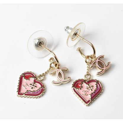 Chanel CC Mark Heart Motif Pink