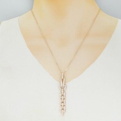 Cartier Agraph Necklace Pink — view 6