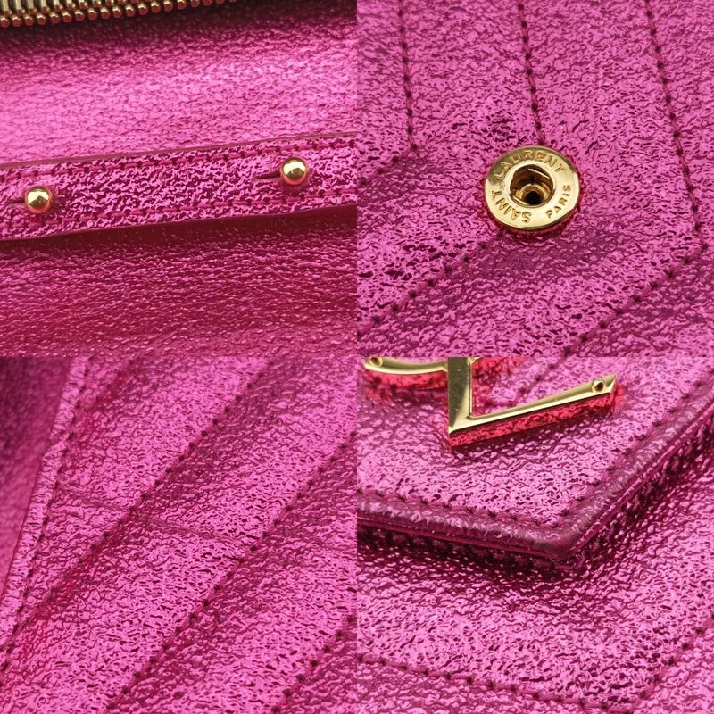 Yves Saint Laurentyves Saint Laurentmonogram Pink Leather 360452 Ybl3604520714