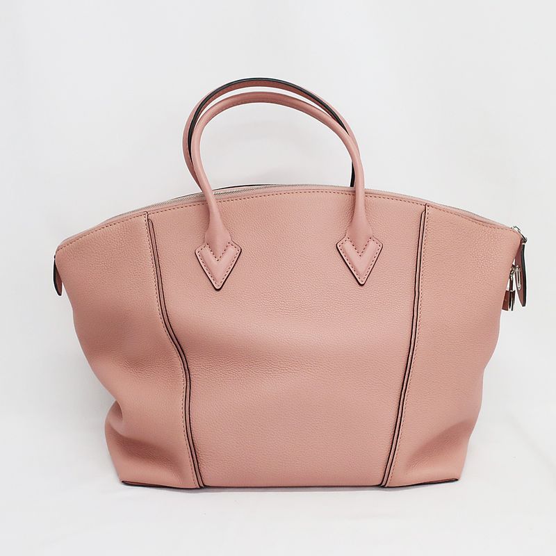 Louis Vuitton Lockit MM Handbag Shoulder Bag 2WAY Pink Silver-hardware