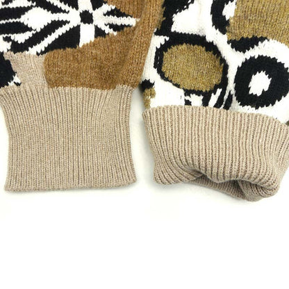 Louis Vuitton Fair Isle Patchwork Crewneck Knit M Beige