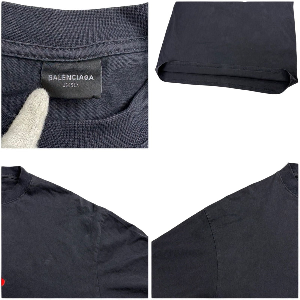 Balenciaga 3 B Sports Icon Long Sleeve T-Shirt Oversize Black — view 9