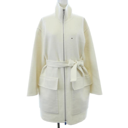 Hermes Coat Cashmere White