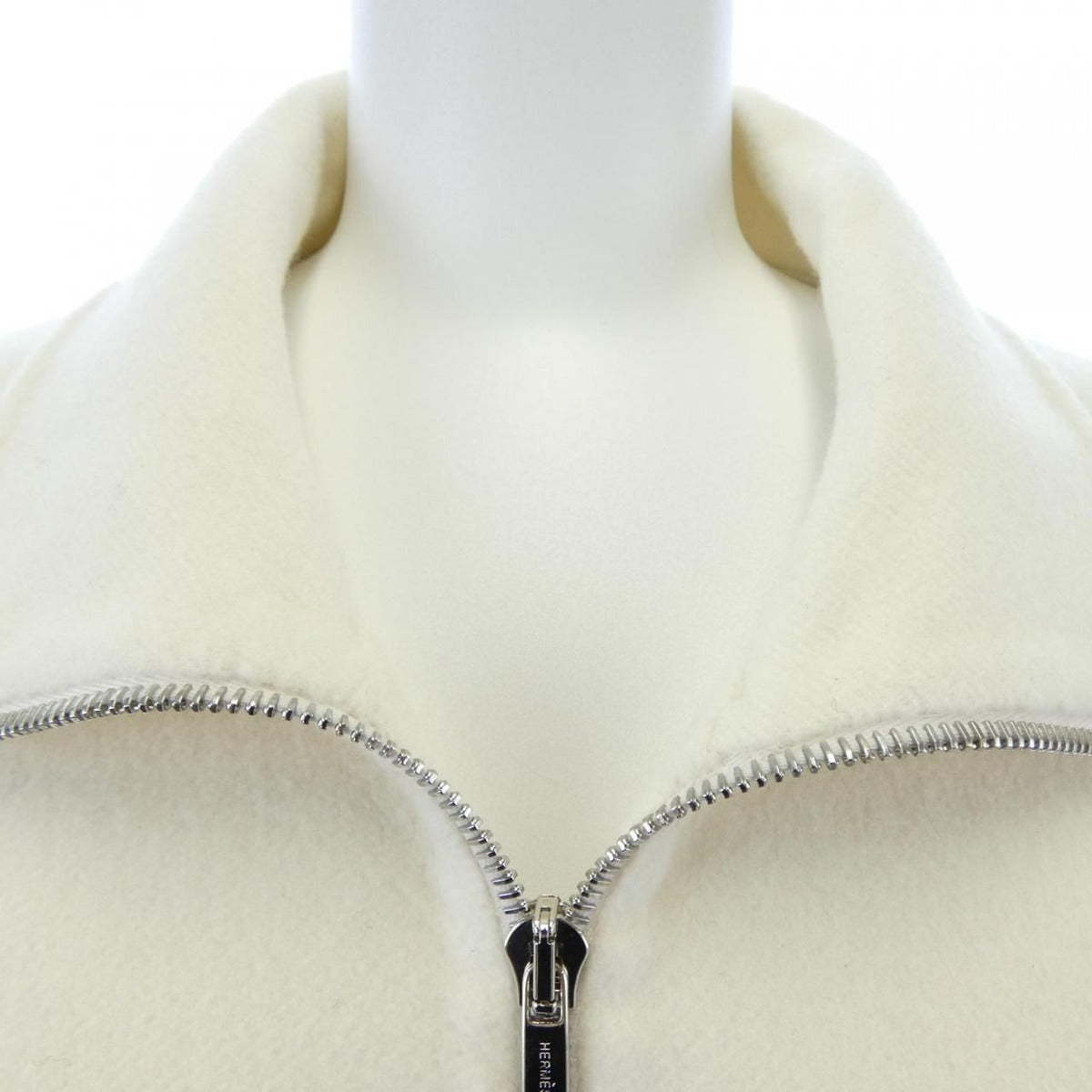 Hermes Coat Cashmere White — view 5